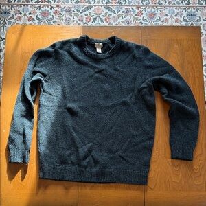 L.L. Bean Men's Dark Gray Crewneck Sweater